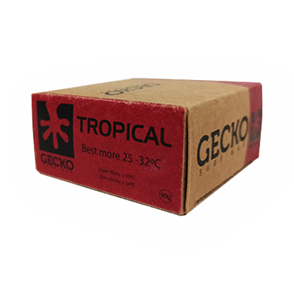 gecko surf wax tropical
